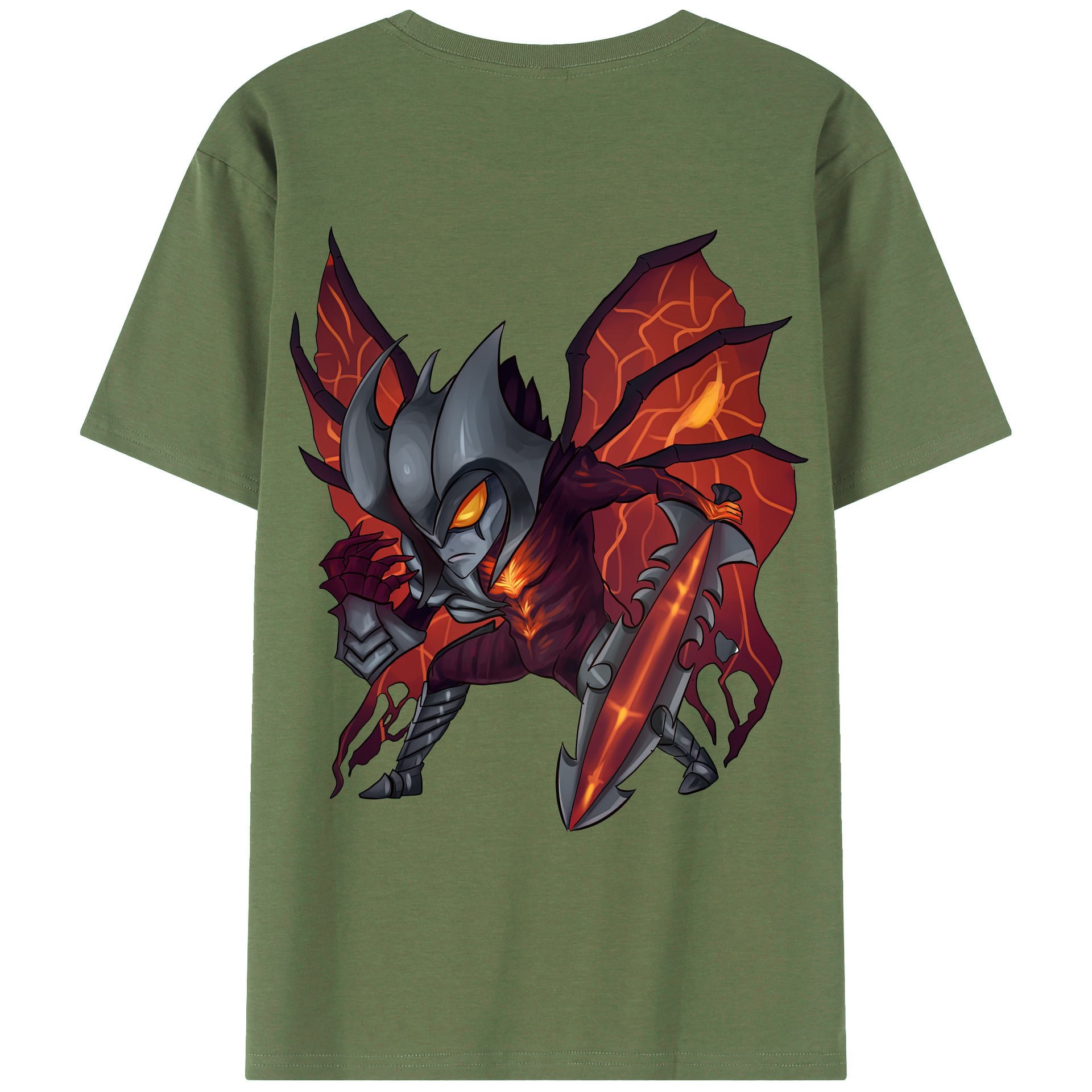 （画像用） リーグ・オブ・レジェンド League of Legends LOL 綿100％ メンズ半袖Tシャツ（バックプリント） 通気性